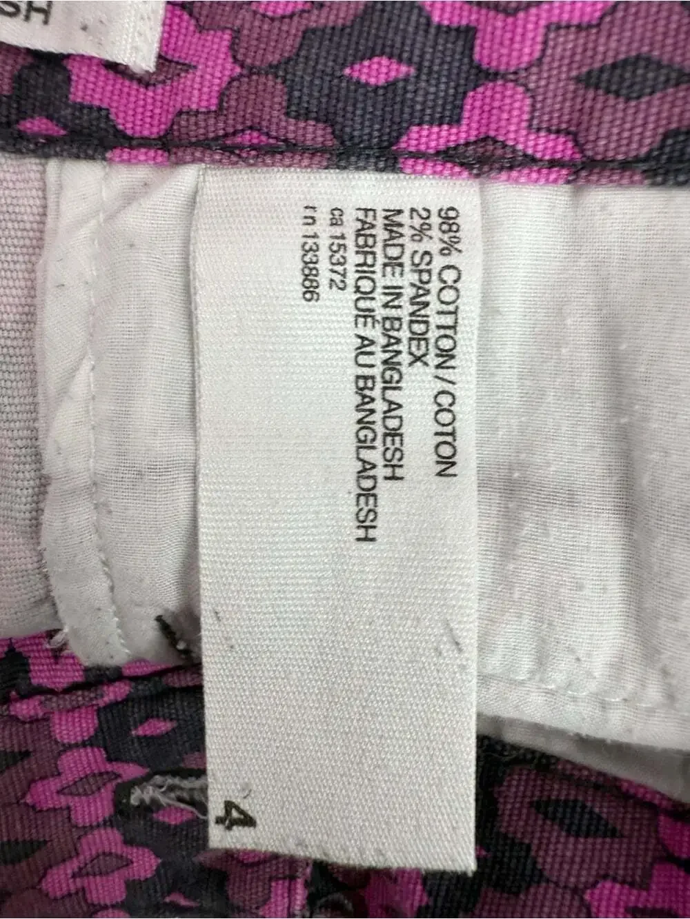 Joe fresh shorts Women's Pink purple Patterned Shorts